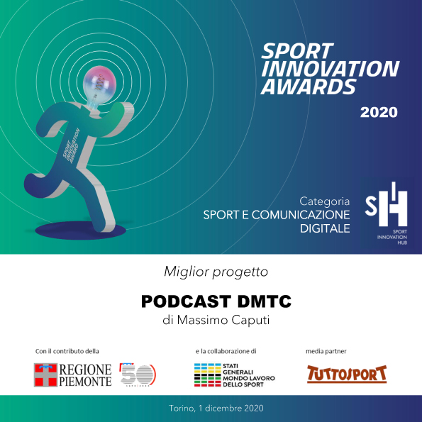 TARTAN PREMIATO COME MIGLIOR PODCAST DEL 2020 DA SPORT INNOVATION HUB